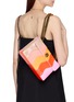 Figure View - Click To Enlarge - KURT GEIGER - Kensington Leather Suede Shoulder Bag