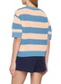 Back View - Click To Enlarge - LACOSTE SPORT - Striped Cotton Knit Sweater