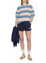 Figure View - Click To Enlarge - LACOSTE SPORT - Striped Cotton Knit Sweater