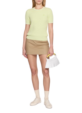Figure View - Click To Enlarge - LACOSTE SPORT - Cable Knit Top