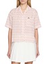 LACOSTE SPORT X Roland Garros Short Sleeve Racket Motif Print Shirt