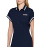  - LACOSTE SPORT - X Roland Garros Logo Embroidered Contrast Trim Polo Collar Dress