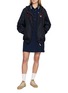 Figure View - Click To Enlarge - LACOSTE SPORT - X Roland Garros Logo Embroidered Contrast Trim Polo Collar Dress