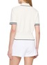 Back View - Click To Enlarge - LACOSTE SPORT - Contrast Trim Short Sleeve Cotton Polo Shirt