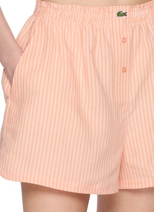  - LACOSTE SPORT - Striped Linen Short
