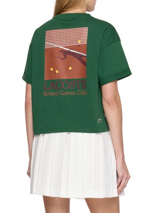 Back View - Click To Enlarge - LACOSTE SPORT - X Roland Garros T-Shirt