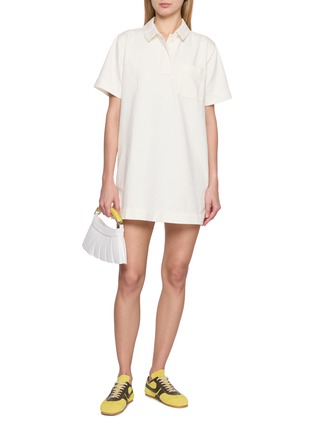 Figure View - Click To Enlarge - LACOSTE SPORT - Light Wash Denim Mini Dress