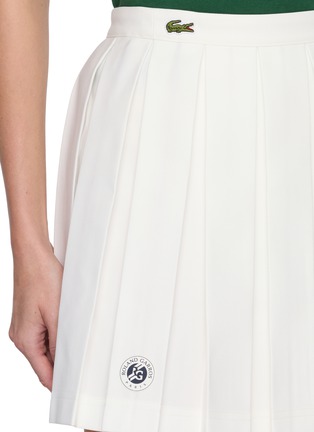  - LACOSTE SPORT - X Roland Garros Logo Patch Pleated Skirt