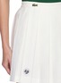  - LACOSTE SPORT - X Roland Garros Logo Patch Pleated Skirt