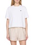 LACOSTE SPORT Logo Embroidered Cotton T-shirt