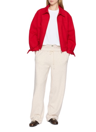 Figure View - Click To Enlarge - LACOSTE SPORT - Logo Embroidered Cotton T-shirt