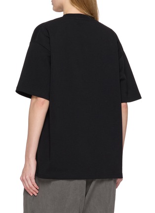 Back View - Click To Enlarge - Y'S - Dog Graphic Cotton T-Shirt