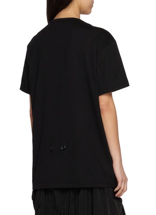 Detail View - Click To Enlarge - Y'S - Suspender Strap Back Cotton T-Shirt