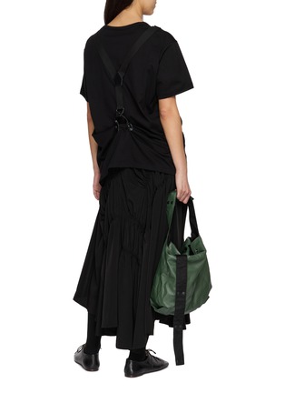 Figure View - Click To Enlarge - Y'S - Suspender Strap Back Cotton T-Shirt