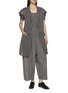 Figure View - Click To Enlarge - Y'S - Salopette Wide Leg Pants