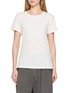 Y'S Square Pattern Cotton T-shirt