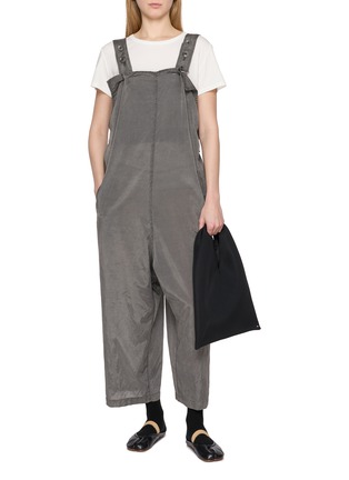 Figure View - Click To Enlarge - Y'S - Square Pattern Cotton T-shirt