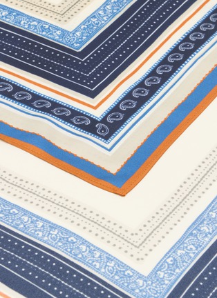 Detail View - Click To Enlarge - TOTEME - Collector Silk Scarf