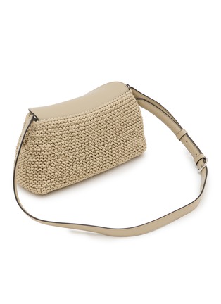 Detail View - Click To Enlarge - TOTEME - T-Lock Woven Leather Clutch