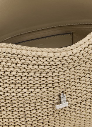 Detail View - Click To Enlarge - TOTEME - T-Lock Woven Leather Clutch