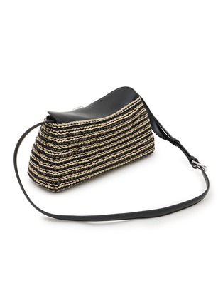 Detail View - Click To Enlarge - TOTEME - T-Lock Woven Leather Clutch