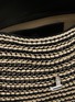 Detail View - Click To Enlarge - TOTEME - T-Lock Woven Leather Clutch