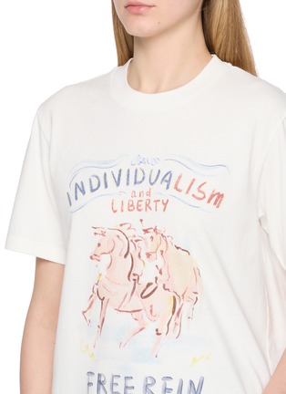  - MO&CO. - Free Reign Horse Graphic T-Shirt