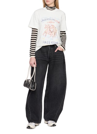 Figure View - Click To Enlarge - MO&CO. - Free Reign Horse Graphic T-Shirt