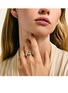  - JOHN HARDY - Pebble Diamond 14K Gold Sterling Silver Stack Ring Set of 3 — Size 7