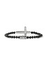 Detail View - Click To Enlarge - JOHN HARDY - Icon 50 Sterling Silver Treated Onyx Beaded Bracelet — Size UM