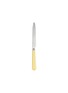 SABRE Striped Garden Dinner Knife — Yellow
