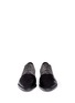 Figure View - Click To Enlarge - ALEXANDER WANG - Sophie speckled leather Oxfords