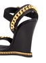 Detail View - Click To Enlarge - 73426 - Chain wedge sandals