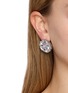 Front View - Click To Enlarge - MM6 MAISON MARGIELA - Crystal Cluster Stud Earrings