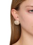 Figure View - Click To Enlarge - MM6 MAISON MARGIELA - Crystal Cluster Stud Earrings