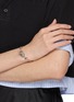 Figure View - Click To Enlarge - MM6 MAISON MARGIELA - Cocktail Stick Silver Plated Brass Cuffs
