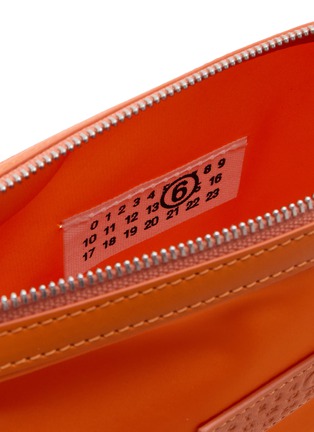 Detail View - Click To Enlarge - MM6 MAISON MARGIELA - Numeric Vertical Nylon Crossbody Bag