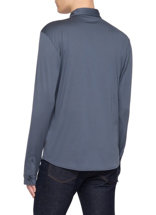 Back View - Click To Enlarge - SUNSPEL - Supima Long Staple Cotton Jersey Shirt
