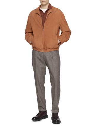 Figure View - Click To Enlarge - SUNSPEL - Riviera Supima Cotton Mesh Polo Shirt