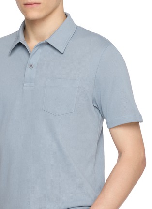  - SUNSPEL - Riviera Supima Cotton Mesh Polo Shirt