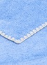 Detail View - Click To Enlarge - MARIAIDA HOME - Cotton Shell Bath Towel — Blue/Cream