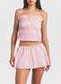 Detail View - Click To Enlarge - SKIMS - Poplin Apparel Ruffle Cami