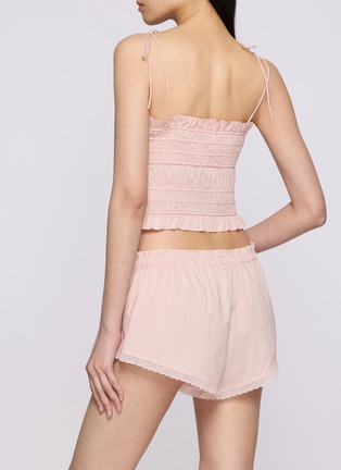 Front View - Click To Enlarge - SKIMS - Poplin Apparel Ruffle Cami