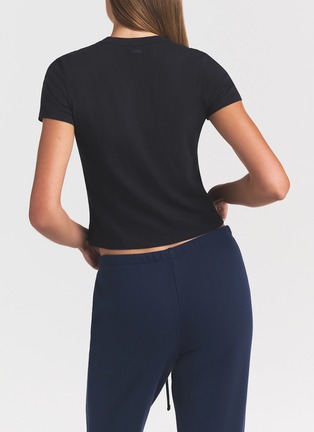 Detail View - Click To Enlarge - SKIMS - Worn In Jersey Baby V-Neck T-Shirt