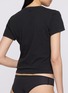 Front View - Click To Enlarge - SKIMS - Worn In Jersey Baby V-Neck T-Shirt