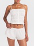 Detail View - Click To Enlarge - SKIMS - Poplin Apparel Shorts