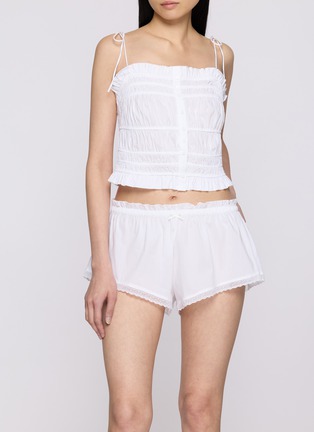 Figure View - Click To Enlarge - SKIMS - Poplin Apparel Shorts