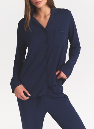 Detail View - Click To Enlarge - SKIMS - SKIMS Sleep Long Sleeve Button Up Set