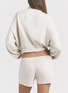 Detail View - Click To Enlarge - SKIMS - Drapey French Terry Half Zip Sweatshirt