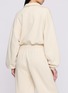 Front View - Click To Enlarge - SKIMS - Drapey French Terry Half Zip Sweatshirt